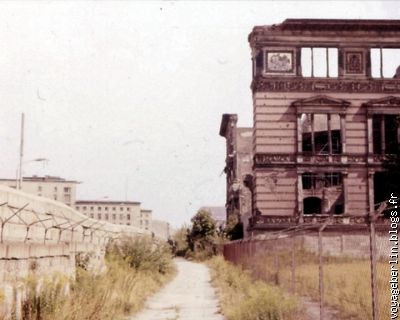 Berlin-Ouest, le long du mur