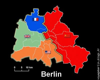Les 4 secteurs de Berlin